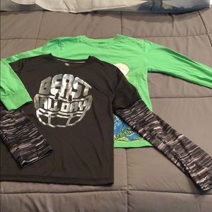 2 Boy’s long sleeve shirts
